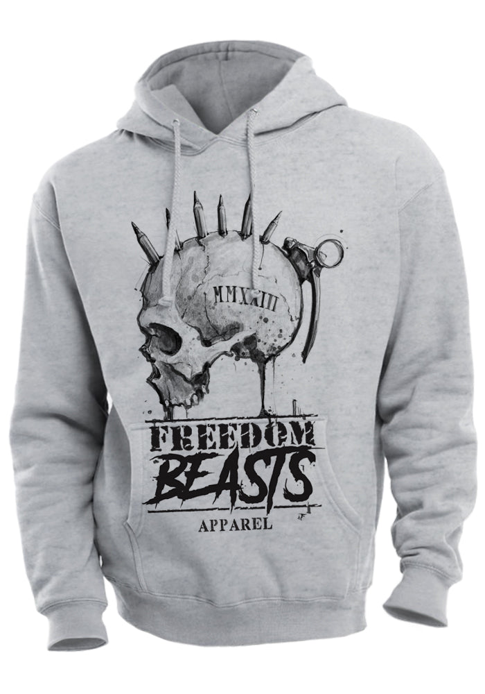 Freedom Beasts Hand Drawn Logo Hoodie