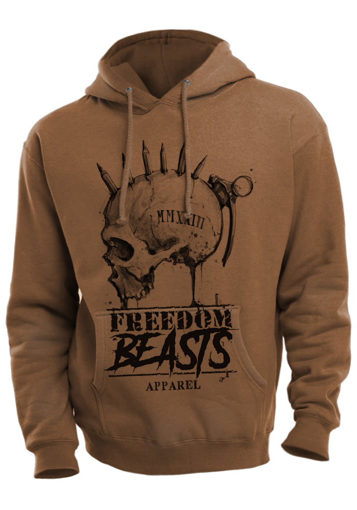 Freedom Beasts Hand Drawn Logo Hoodie