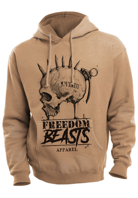 Freedom Beasts Hand Drawn Logo Hoodie