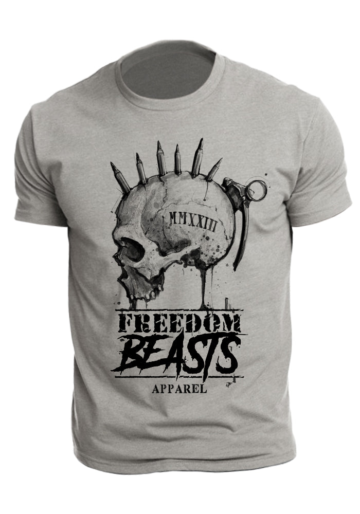 Freedom Beasts Hand Drawn Logo T-shirt