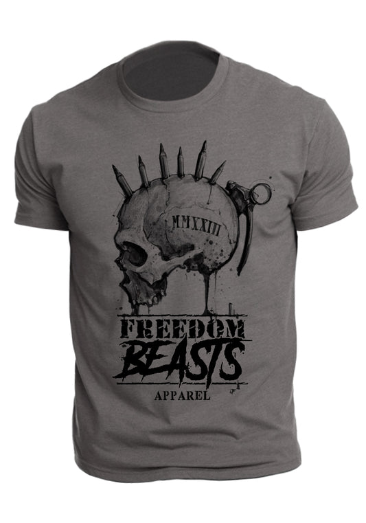 Freedom Beasts Hand Drawn Logo T-shirt