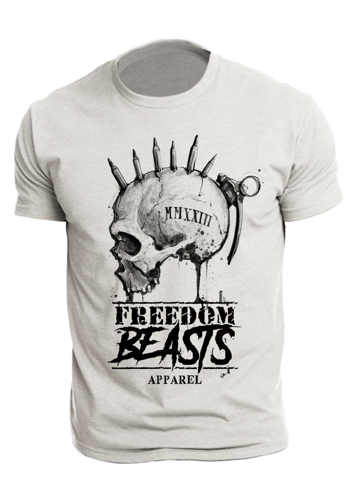 Freedom Beasts Hand Drawn Logo T-shirt