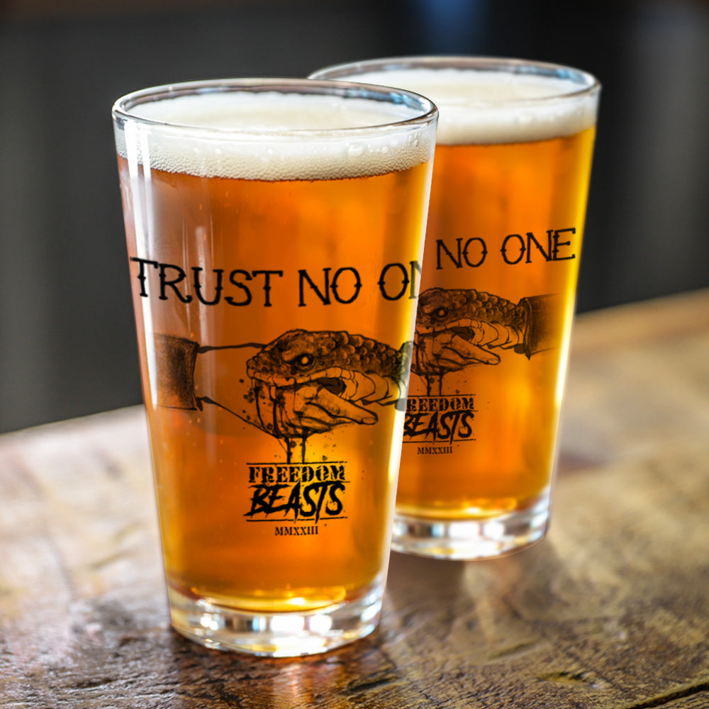 Trust No One Glass